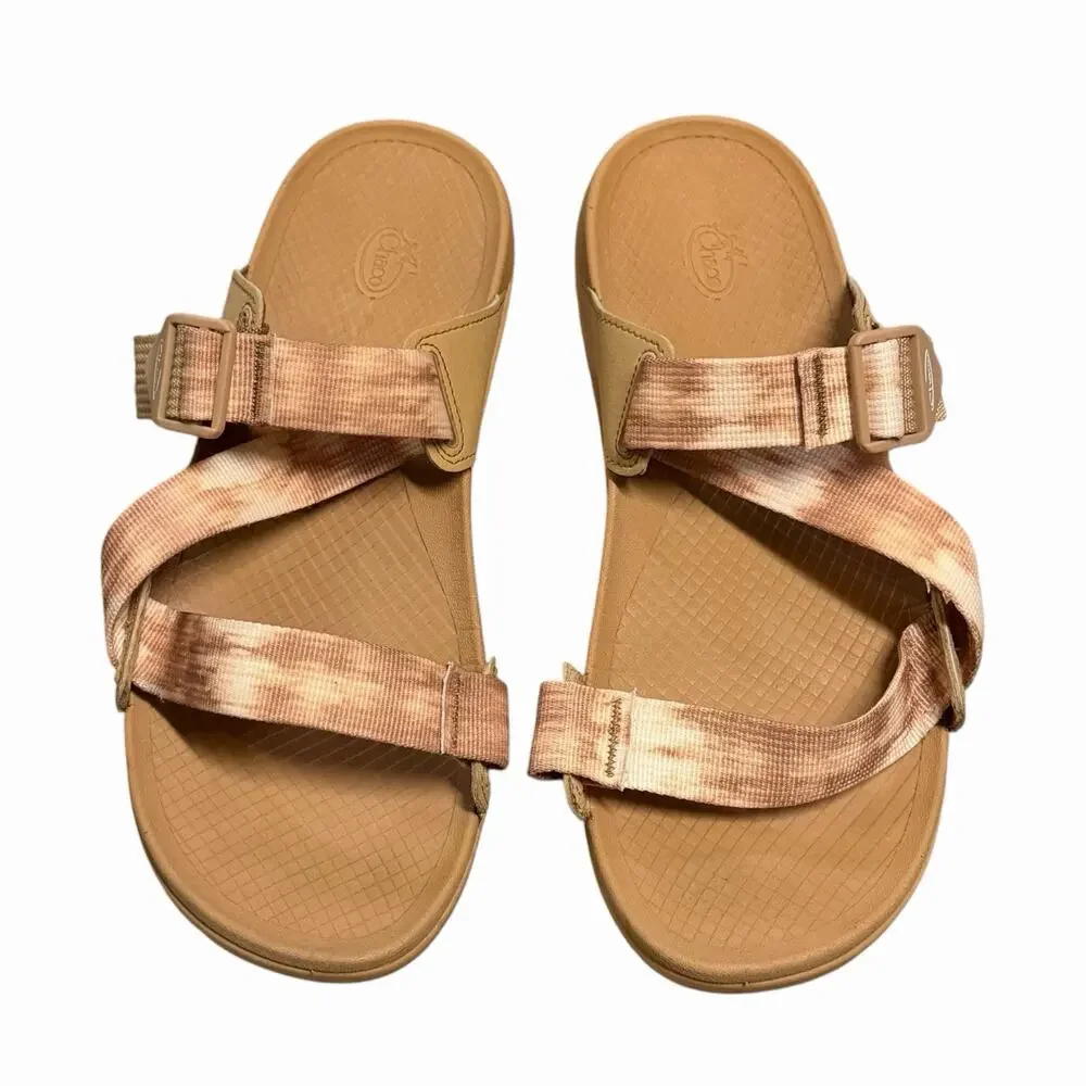 Chaco Lowdown Slide Faded Doe Tan Sandals Women's Size 9 JCH 109234